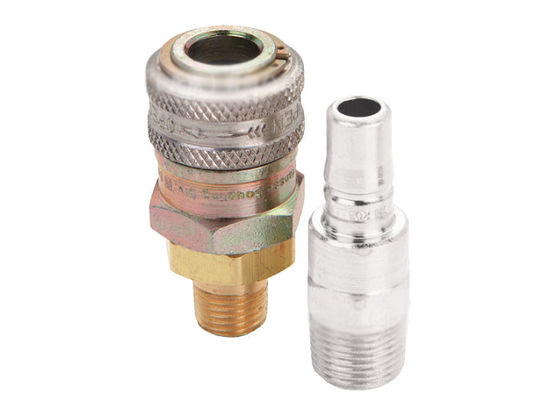 Shipyards 3/8'' Zinc Plated Steel Pneumatic Quick Connector