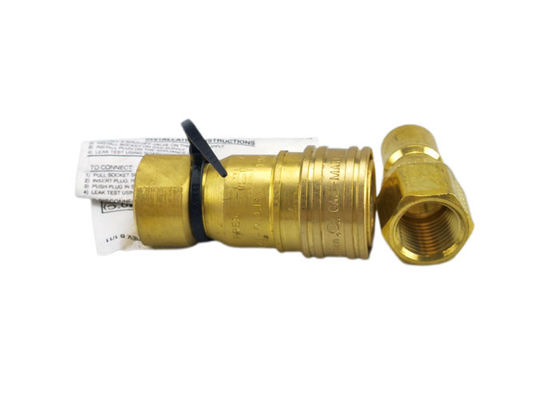 3000PSI Thread To Connect Tubular Valve Brass Coupling