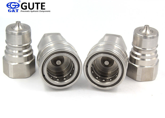 Oil Tools Stainless Steel Quick Couplers , Easy Coupling Hydraulic