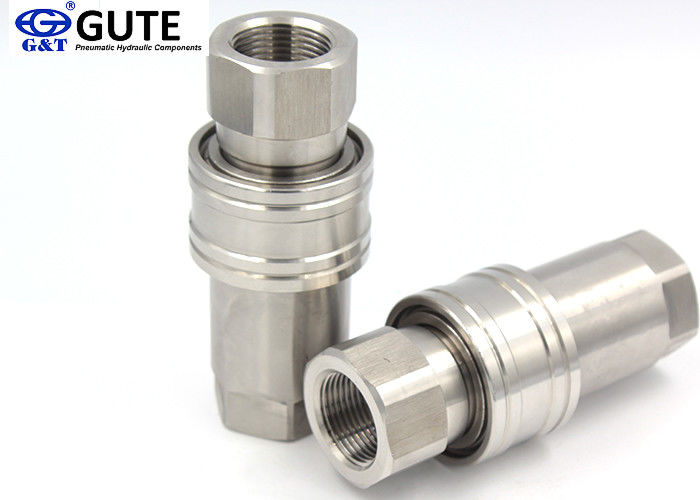 Durable Hydraulic Quick Release Coupling / 1/4" Stainless Steel Quick