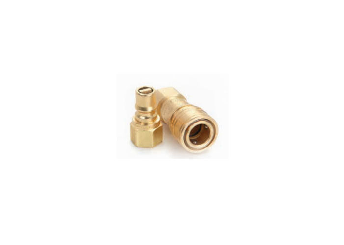Gas Connection 0.75&quot; Brass Quick Coupler , Universal Quick Connect Brass Fitting