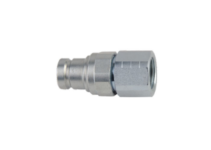 SS316 Hydraulic Flat Face Coupler NPT Thread For Petrochemicals