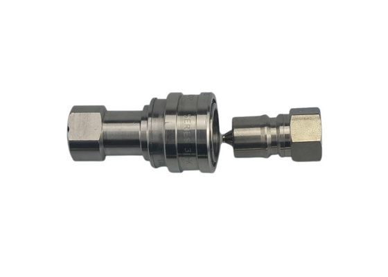 SS316 3/8 Inch IATF16949 Hydraulic Quick Connect Fittings