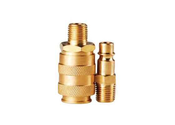 1.0MPa Semi Automatic Brass Quick Coupling Compatible With Rectus 25KA