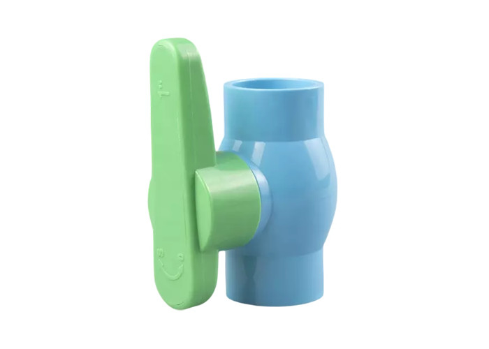 Plastic PVC Ball Valve ABS Handle Socket For Water Control