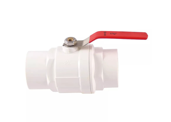 1/2&quot;- 4&quot; ABS Chrome Insert PVC Two Pieces Ball Valve Stainless Steel Handle