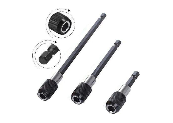 1/4 Inch Head Extension Rod Batch Magnetic Screwdriver Quick Transfer Lever Self-locking Extension Rod 150mm Hand Tools