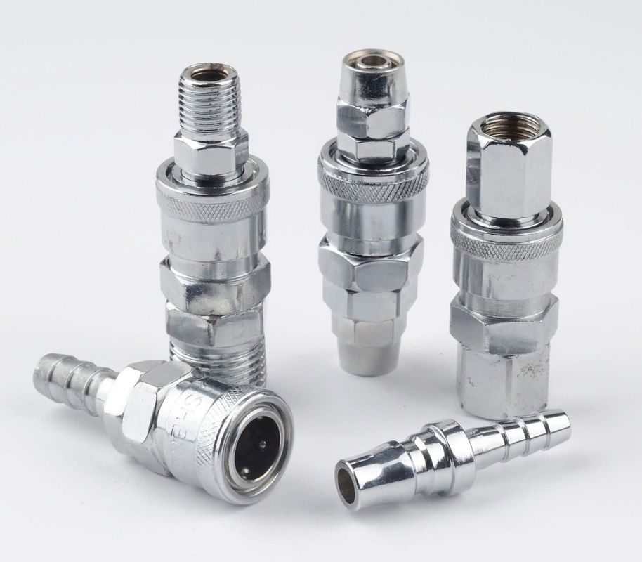Industrial-Graded Pneumatic Quick Coupling Connector  BSPP / NPT/G Thread  1.0MPa Nitto / Cejn / Rectus Compatible