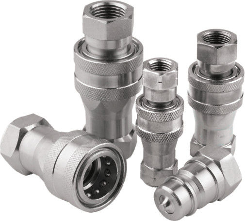 1 Inch Close Type ISO Quick Coupler , Stainless Steel Couplings Quick Release