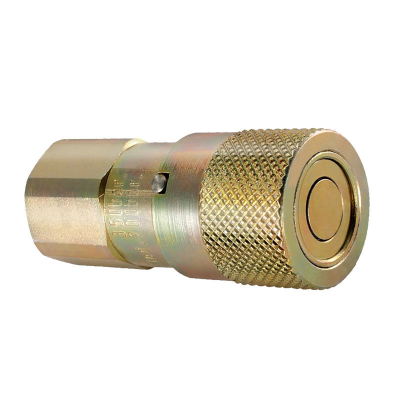 Zinc Plated Steel Hydraulic Quick Couplings Iso Series Iso 16028-Cb-Sp-6fn-Qa