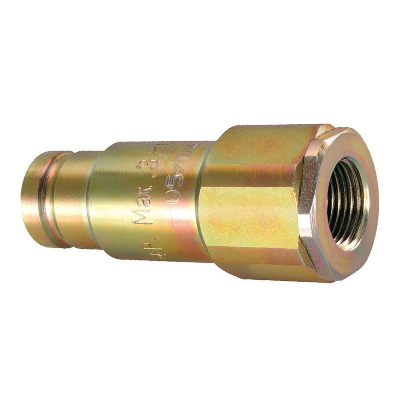 Zinc Plated Steel Hydraulic Quick Couplings Iso Series Iso 16028-Cb-Sp-6fn-Qa