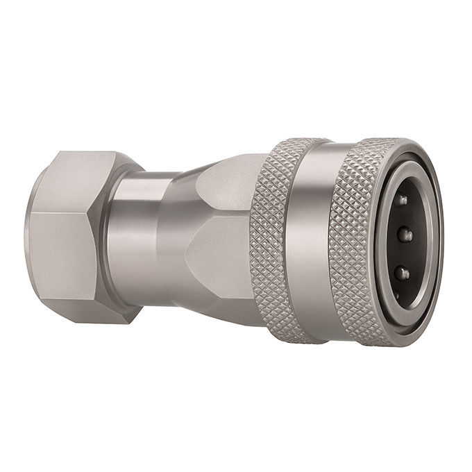 1 Inch Close Type ISO Quick Coupler , Stainless Steel Couplings Quick Release