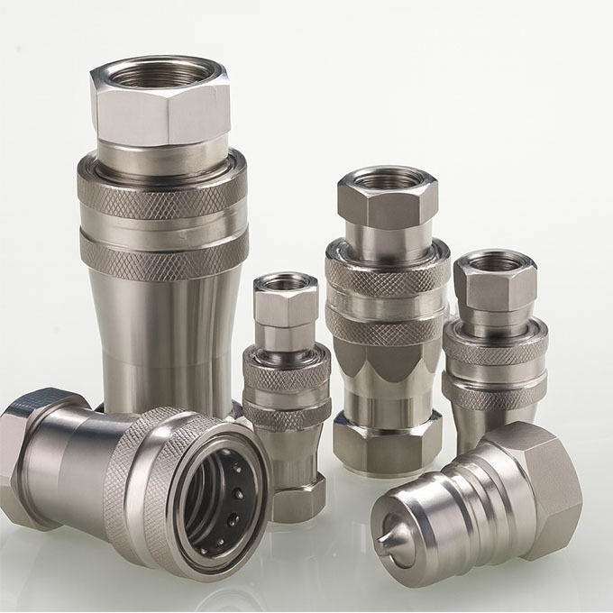 1 Inch Close Type ISO Quick Coupler , Stainless Steel Couplings Quick Release