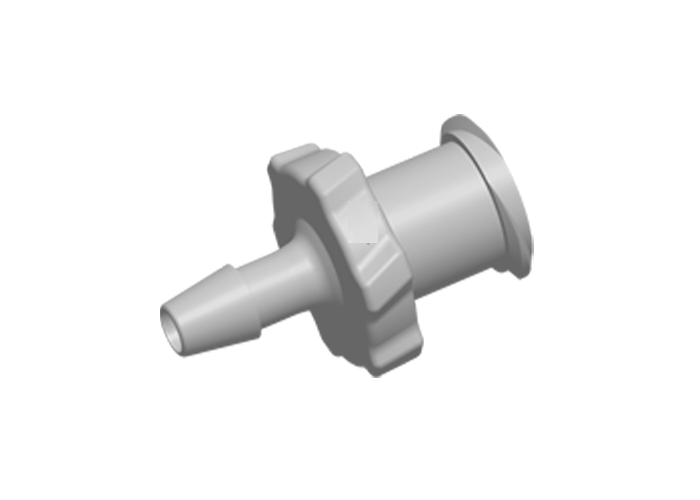 Luer Fitting Female Luer X 3/32 HB Natural Polypropylene - FitQuik Connectors & Fittings