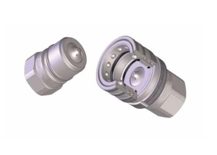 PTK Series Hydraulic Quick Couplings with Pressure Relief Valve Compatible with TEMA T Series