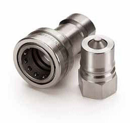 Three Inch Zinc Plated Steel Shut Off Coupling