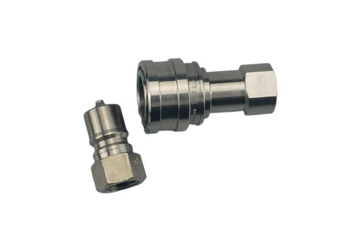 SS316 1 Inch Hydraulic Quick Coupler , Hydraulic Hose Quick Disconnect Fittings