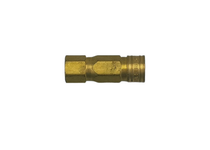 1/8 Nominal Use with compressed air, gases and liquids Brass Pneumatic Quick Coupling