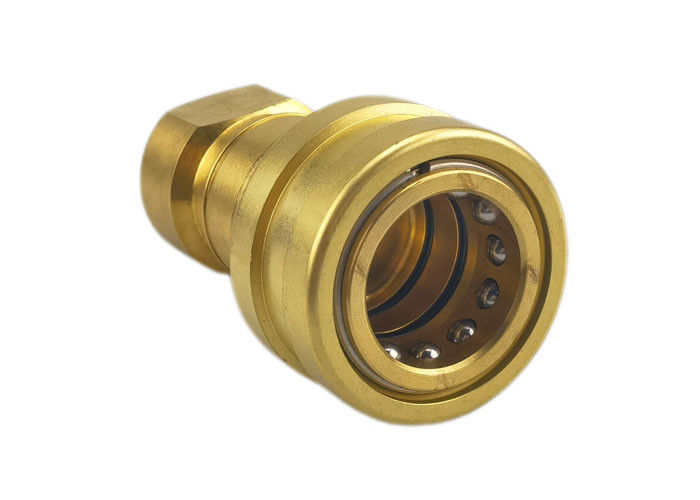 ISO7241B 0.75 Inch	Hydraulic Brass Quick Coupler