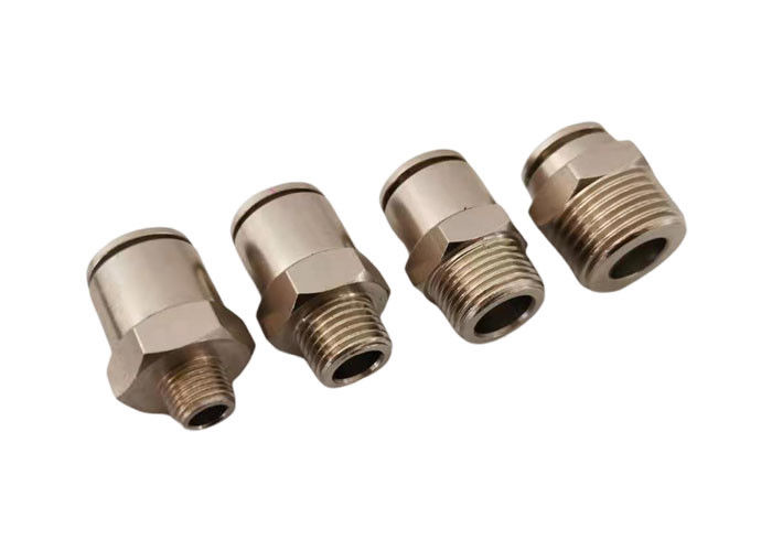 OEM Threaded Push In Fittings Rapid Manual Connecting IATF16949