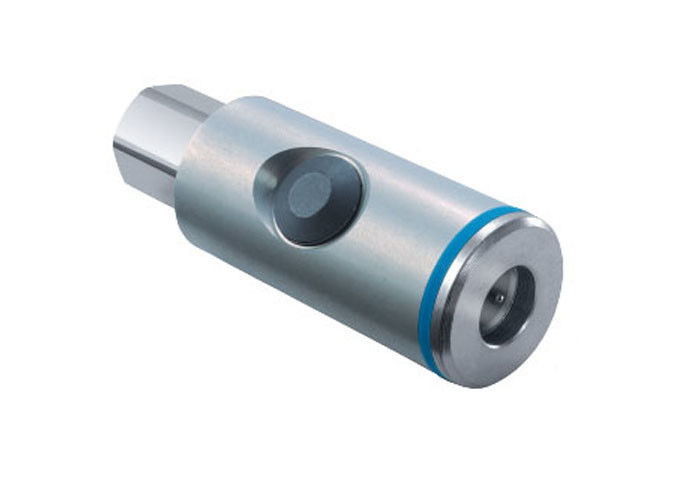 Industrial Interchange pushbutton safety coupling is designed for use with compressed air Pneumatic Quick Coupling