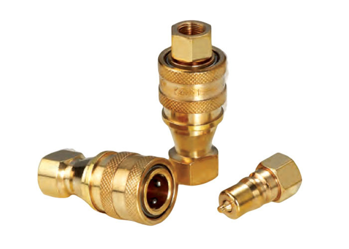 Brass KZD Pneumatic And Hydraulic Quick Coupling Medium Pressure