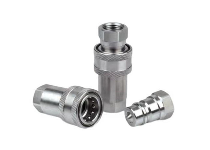 Close Type 316 Stainless Steel Quick Couplings Compatible For Oil Pipelines