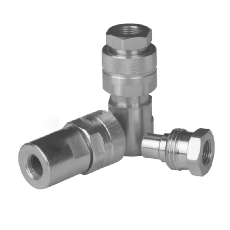 Coupling Thread Valve CB-VVS Steel Thread Locked Chrome Plating Hydraulic Quick Coupling for ...