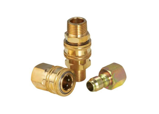 1/4 CNC Machining Brass Quick Coupler Compatible With Parkera Hansen St